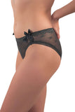 Emerald Lace Brief with Satin Bows - XO & Ginger