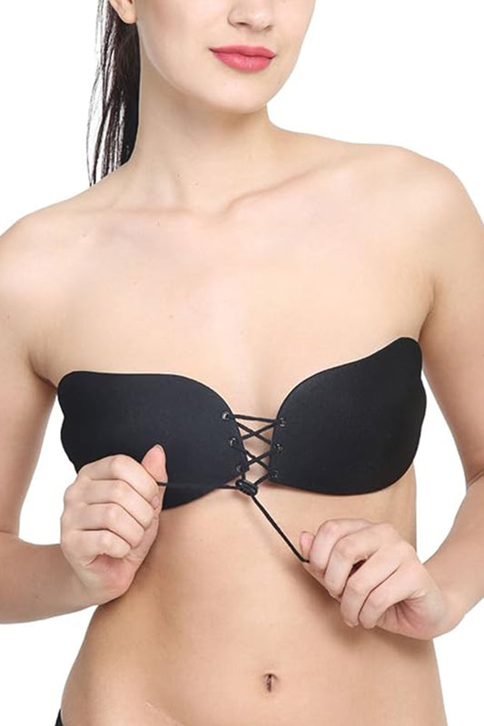 Black Adhesive Backless Bra - XO & Ginger