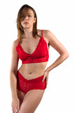 Scarlet Temptress Lace Lingerie Set - XO & Ginger