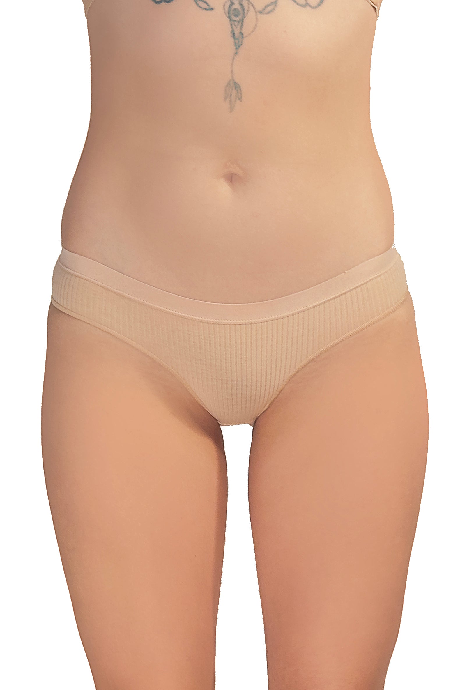 Classic Nude Cotton Briefs - XO & Ginger