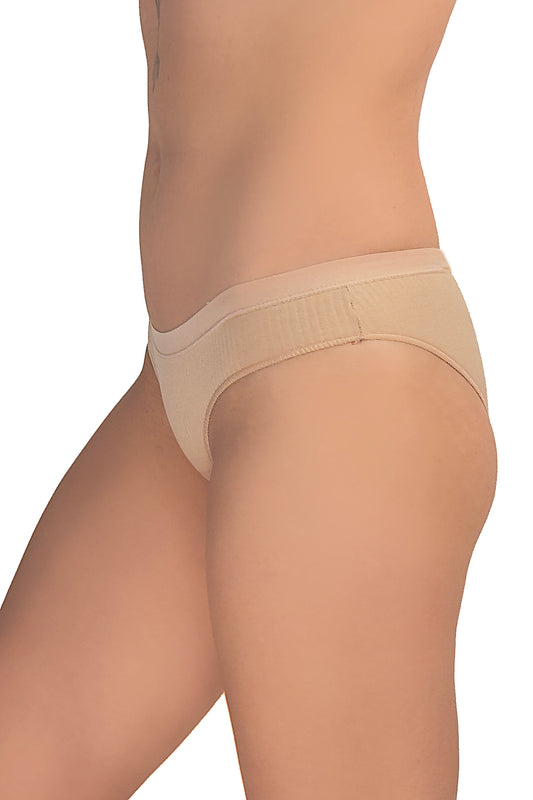 Classic Nude Cotton Briefs - XO & Ginger