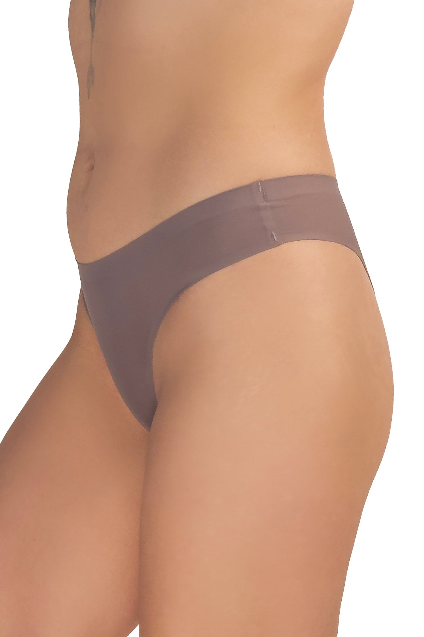 Sleek Charcoal Seamless Panty - XO & Ginger