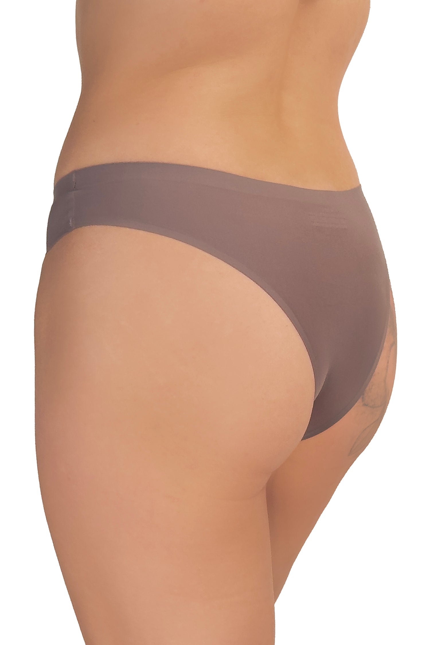 Sleek Charcoal Seamless Panty - XO & Ginger