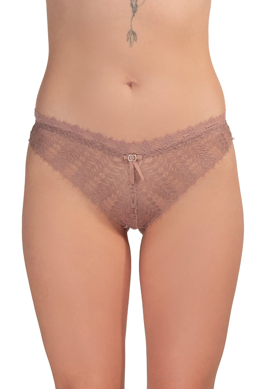 Sophisticated Mocha Lace Panties - XO & Ginger