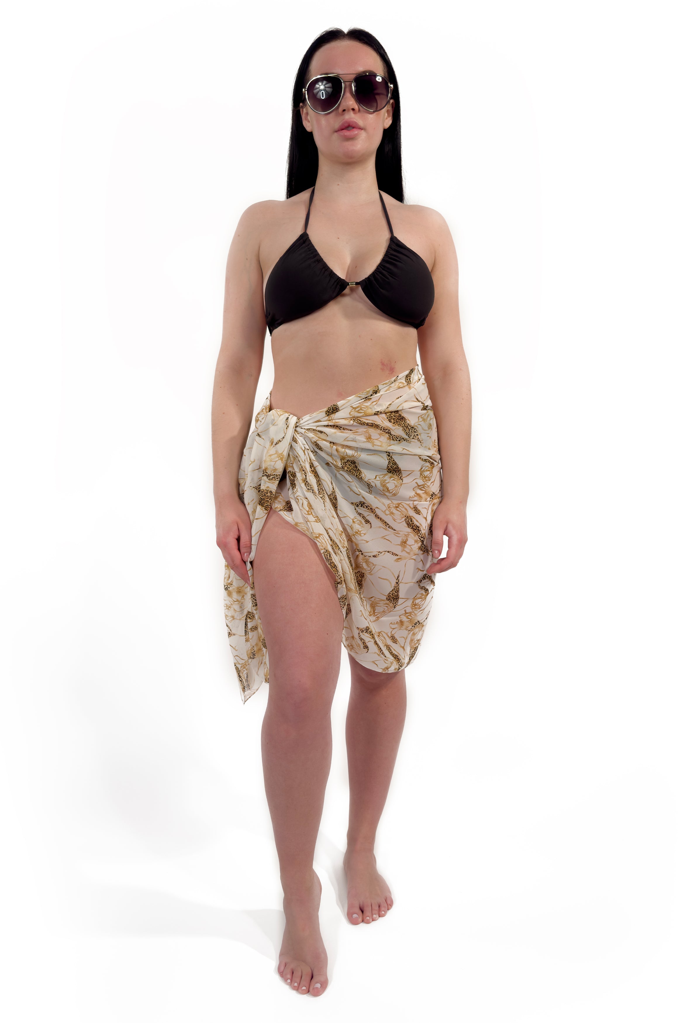 Golden Safari Elegance Beach Coverup - XO & Ginger