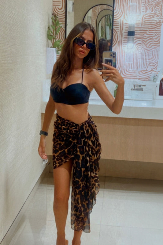 Classic Leopard Print Beach Coverup - XO & Ginger